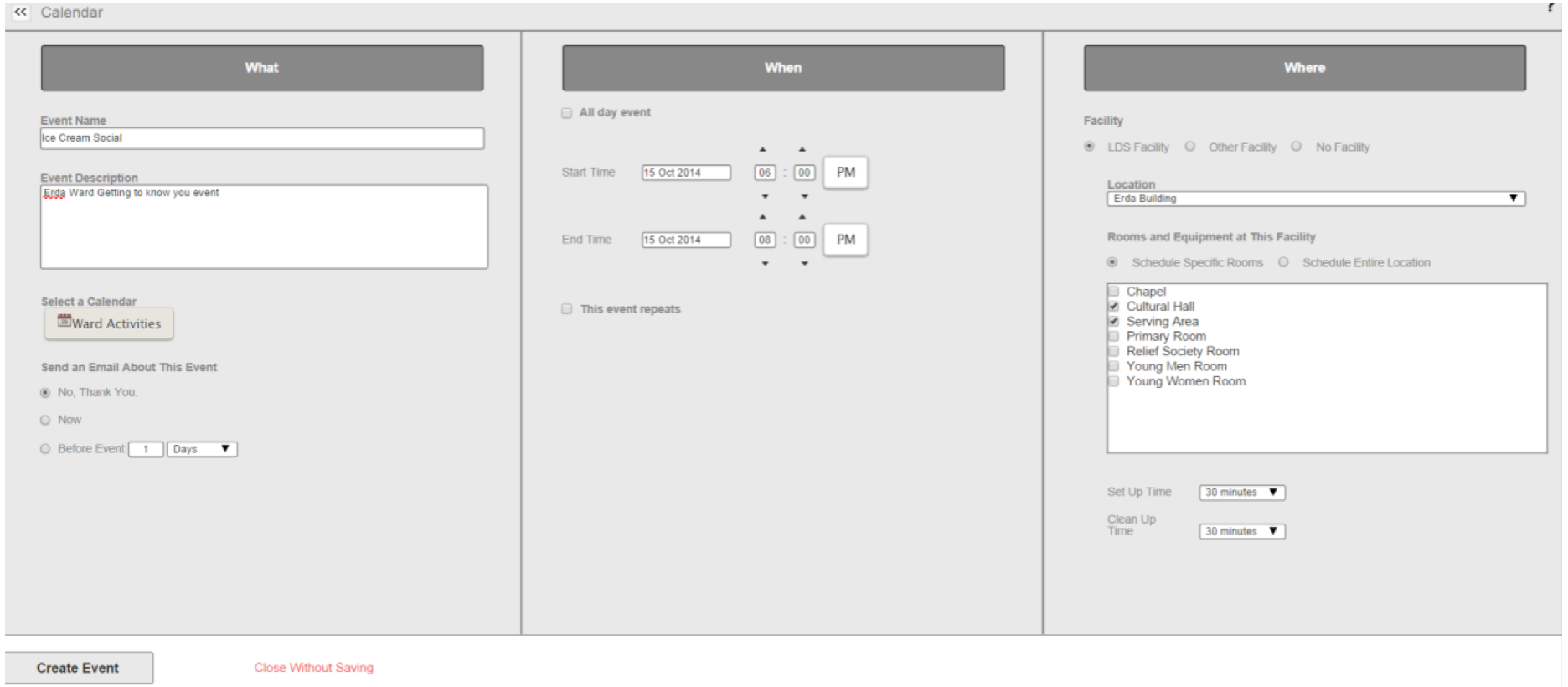 New Ward, Stake Calendar on Easier to Use